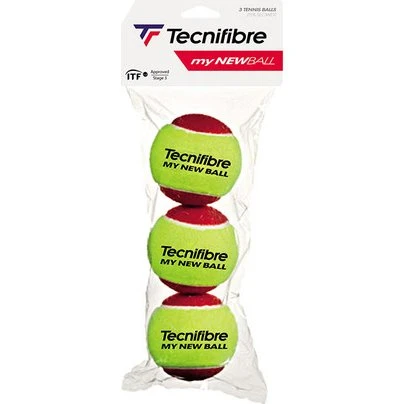 Tecnifibre My New Ball Stage 3 Rood (3 Stukken)