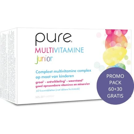 Pure Multivitamine Junior - 60 kauwtabletten