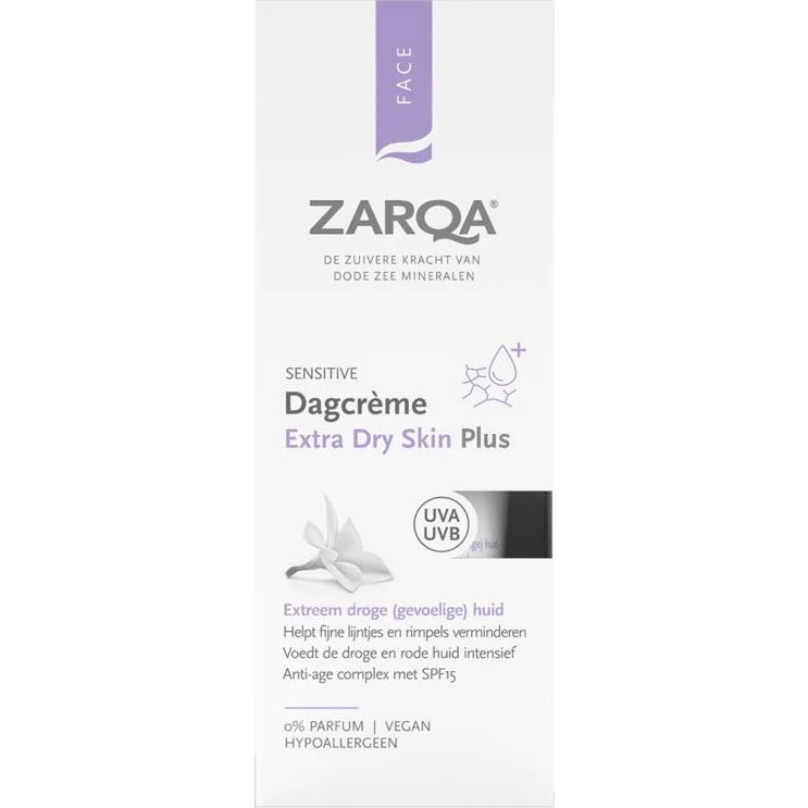 Zarqa Sensitive Dagcrème Extra Dry SPF15 50 ml