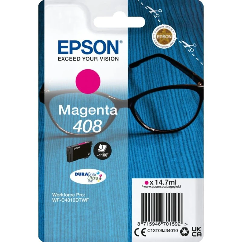 Epson T09J340 408 Inktcartridge - Rood