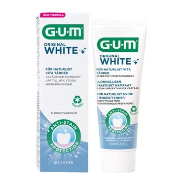 GUM Original White Tandpasta 75ml
