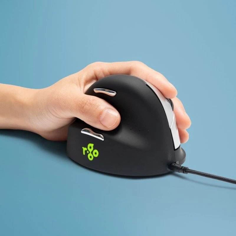 R-Go HE Break Ergonomische Verticale Muis - Links - Maat M