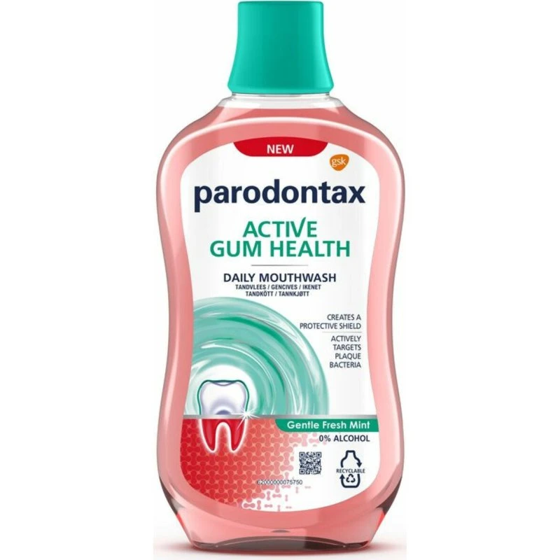 Parodontax Mondwater Gentle Fresh Mint 0% Alcohol 500 ml