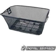 Basil Como fietsmand achterop zwart – afneembaar met Basco