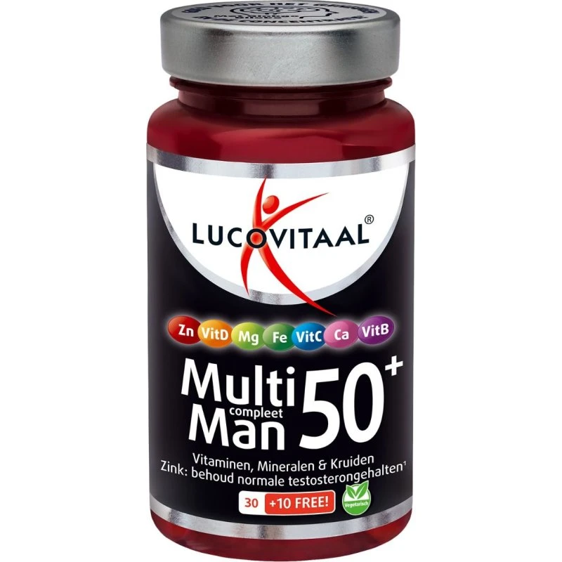 Lucovitaal Multi Compleet Man 50+ 40 Tabletten
