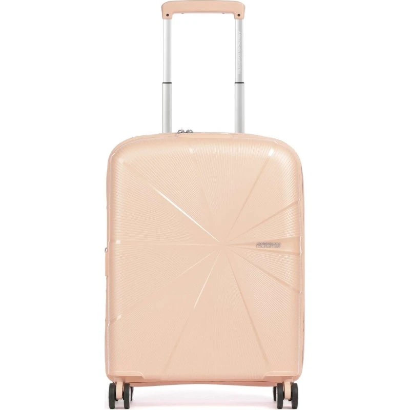 American Tourister Starvibe 4-wielen Cabinewagen 55 cm Perzikoranje