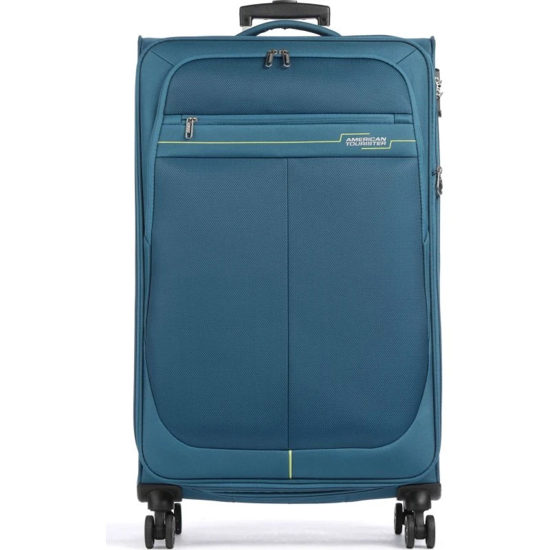 American Tourister Deep Dive Trolley 80 cm teal/lime