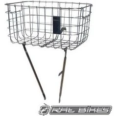 Basil Robin fietsmand mat zwart 27 L