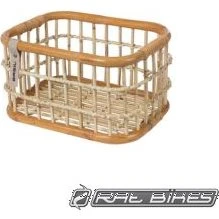 Basil Green Life Rotan fietsmand M 18L natural bruin