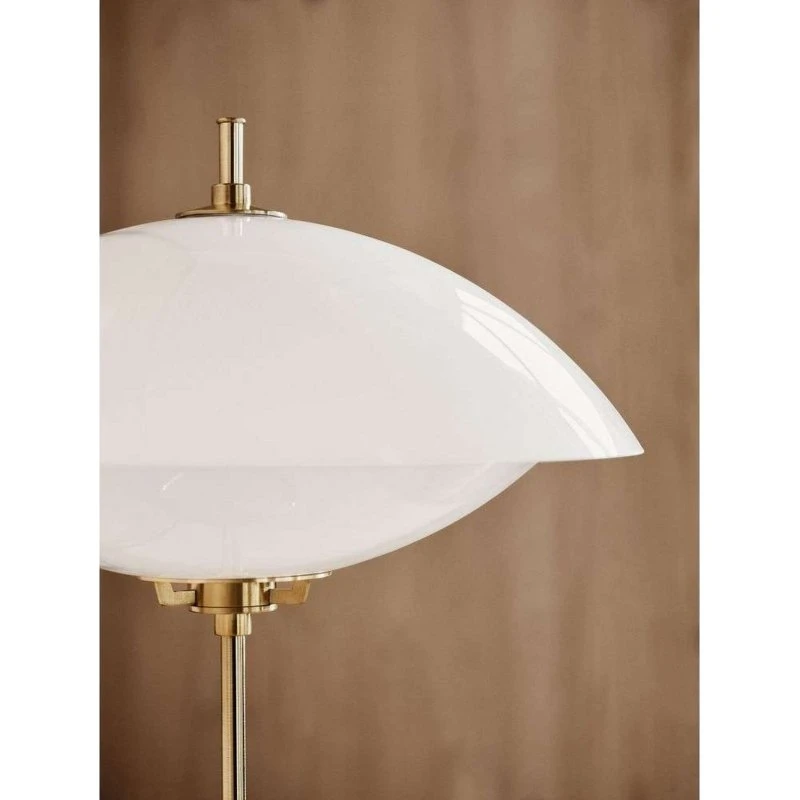 Fritz Hansen Clam Tafellamp Opal/Brass - 50 cm