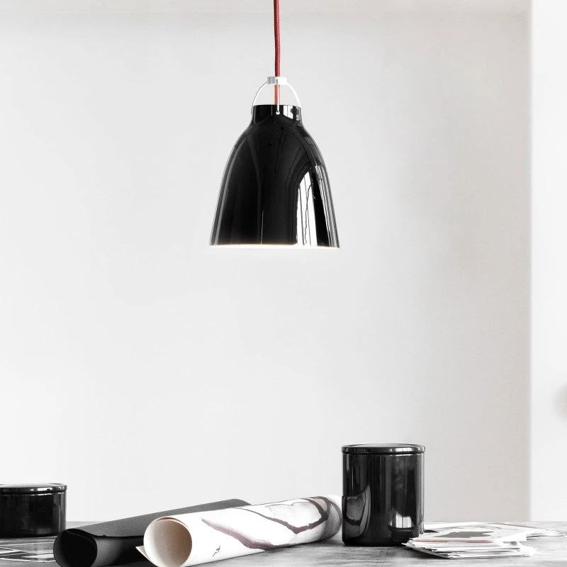 Fritz Hansen Caravaggio P1 hanglamp - Glanzend zwart