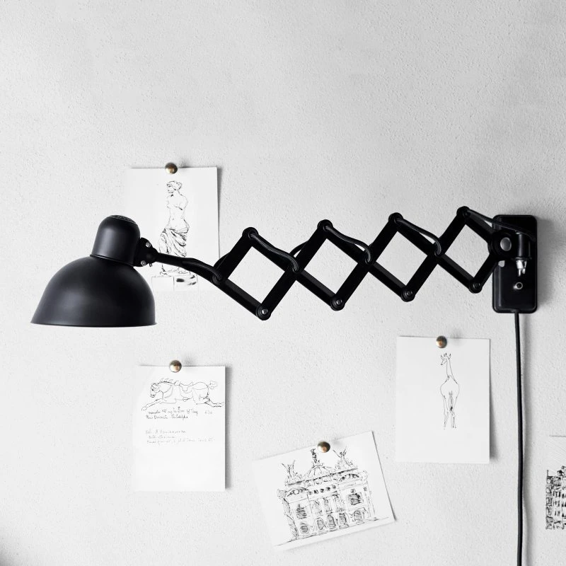 Fritz Hansen Kaiser Idell 6718-W Wandlamp - Matzwart