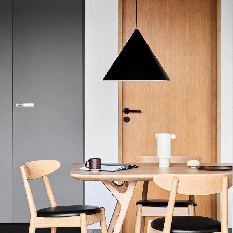 Frandsen Benjamin hanglamp, Ø 30 cm, Matzwart