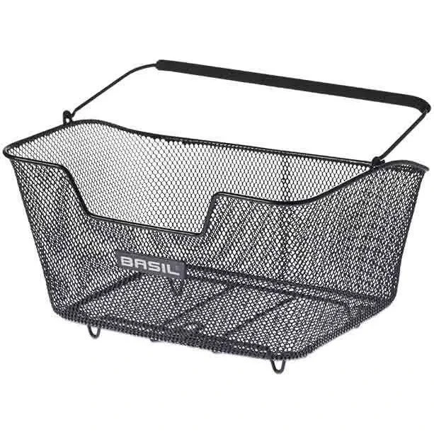 Basil Base M MIK kleine afneembare fietstasmand 14L zwart