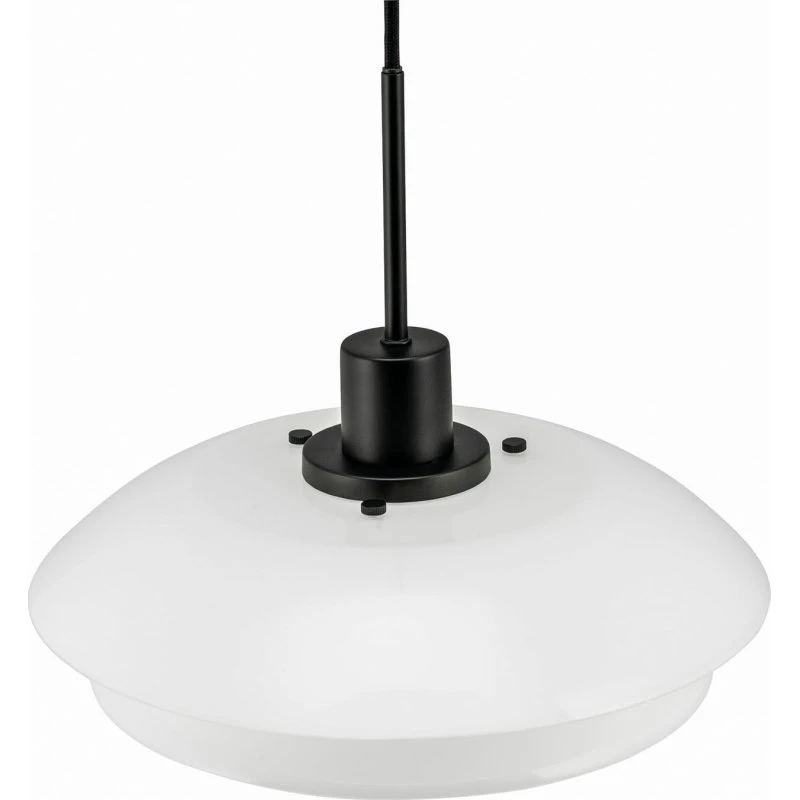 Dyberg Larsen DL31 Hanglamp - Opaal/Zwart - Scandinavisch Design