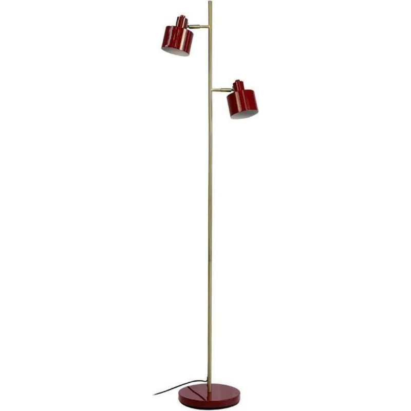 Dyberg Larsen vloerlamp Ocean, donkerrood, 160 cm, 2-lamps