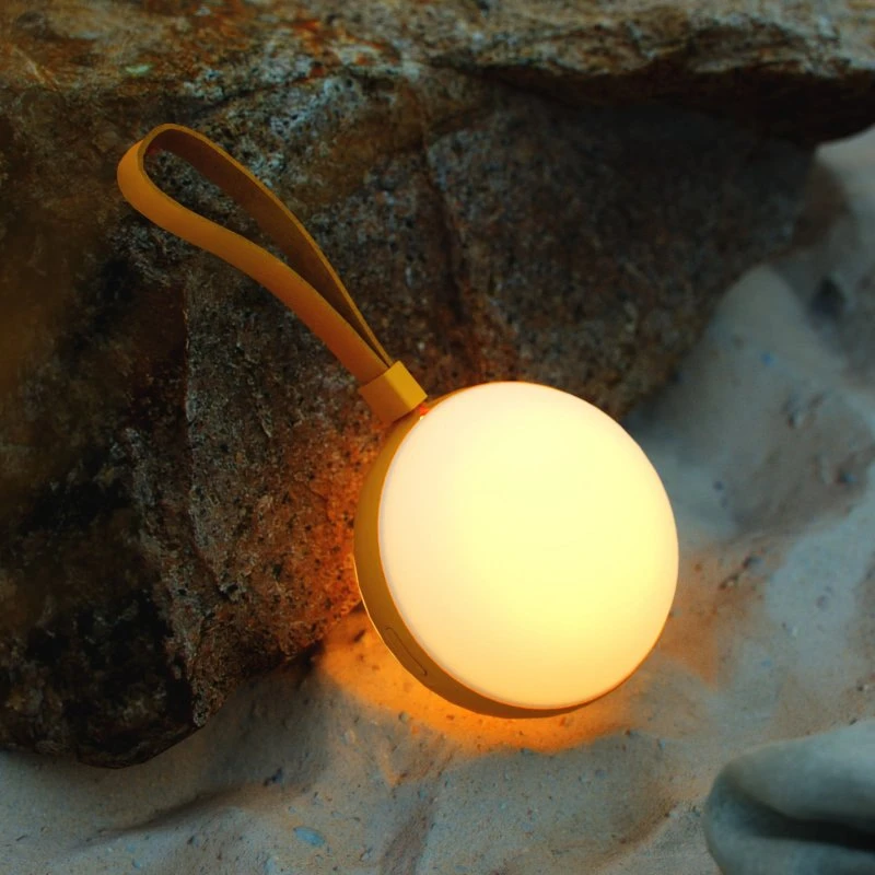 Nordlux Bring to go LED buitenlamp - Wit/Geel - Ø 12 cm