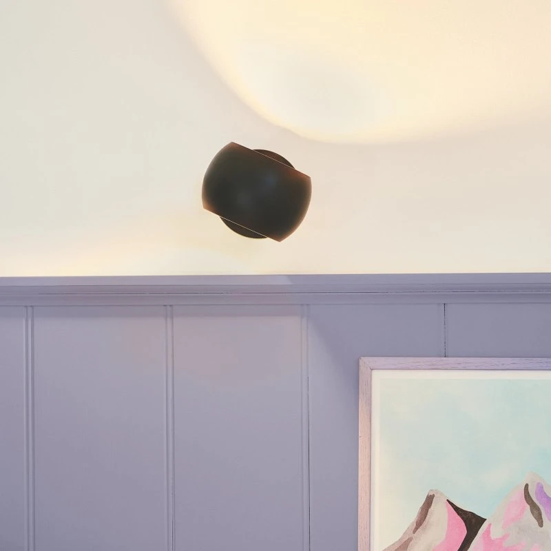 Nordlux Belir Wandlamp Zwart - Up/Down Licht - Metaal