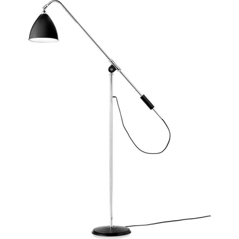 GUBI Bestlite BL4 Vloerlamp Ø21 - Chroom Zwart