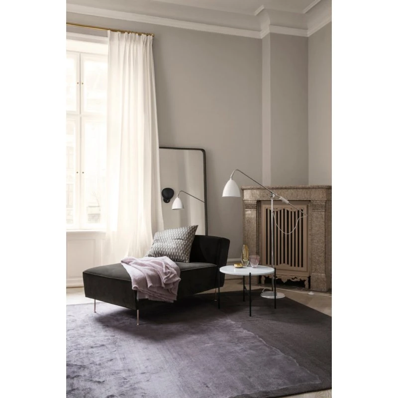 GUBI Bestlite BL4 Vloerlamp Ø21 - Geel Koper & Mat Wit