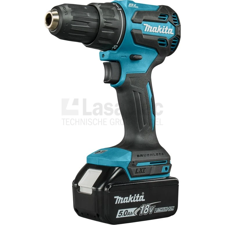 Makita DHP490RTJ 18V Klopboor-/Schroefmachine (2x18V-5Ah)