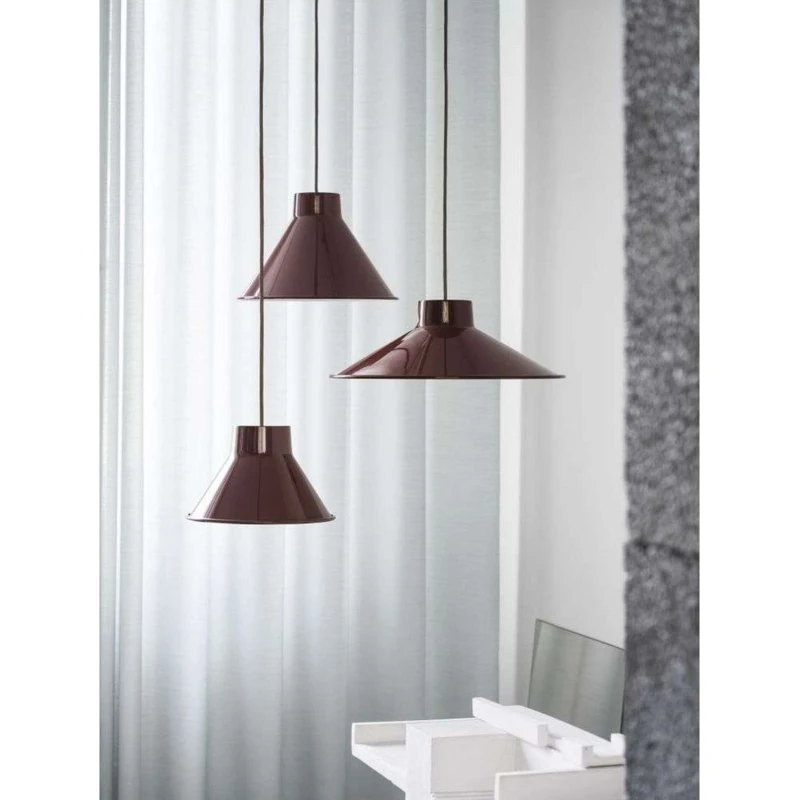 Muuto Top Hanglamp Ø21 - Dieprood