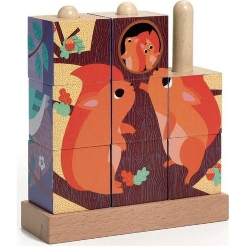 Djeco Houten Puzzel Puzz-up Forest
