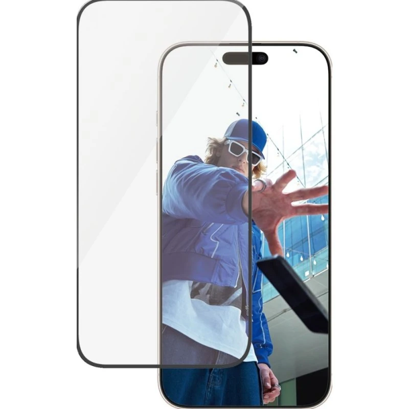 PanzerGlass Ultra-Wide Fit Anti-Bacterial Screenprotector iPhone 16 Pro Max