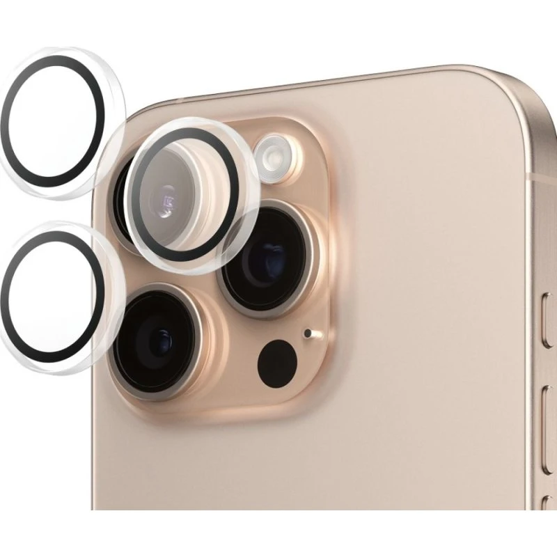 PanzerGlass Camera Protector Hoops Optic Rings voor iPhone 16 Pro / Max