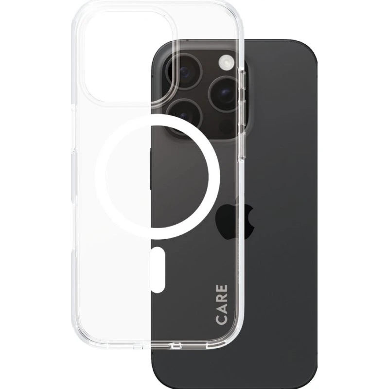 PanzerGlass CARE Urban Combat MagSafe Case voor iPhone 16 Pro - White