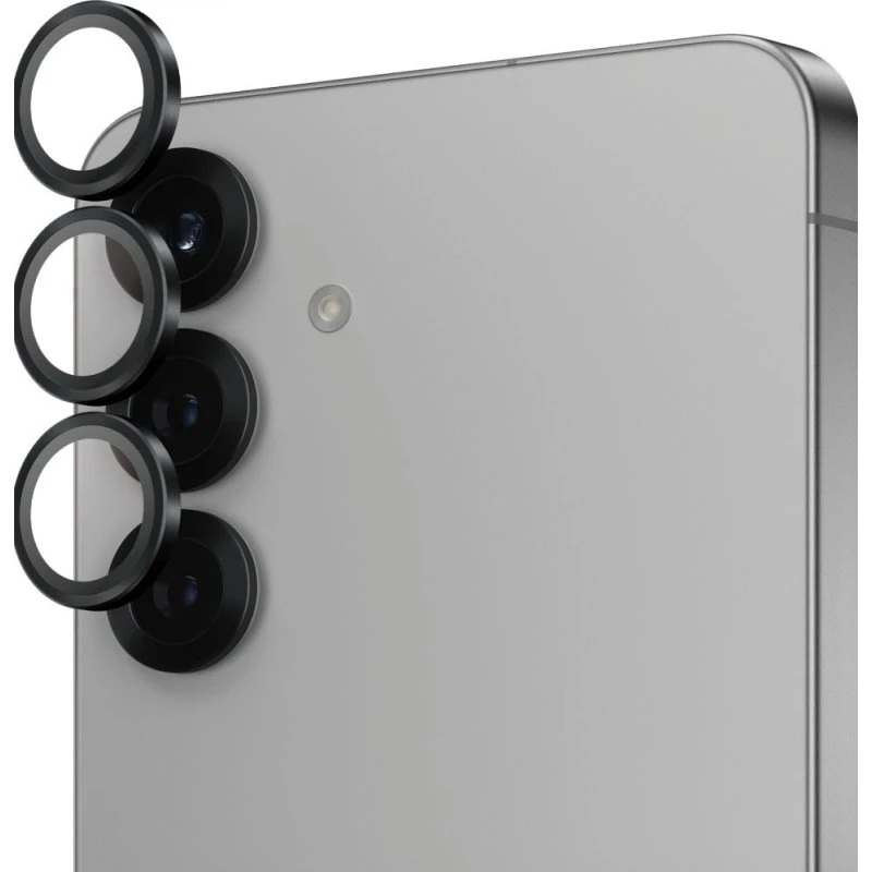 PanzerGlass Camera Protector Hoops Optic Rings voor Samsung Galaxy S25 Plus - Zwart