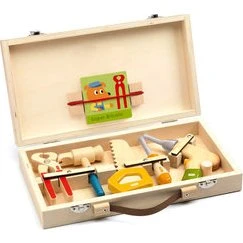 Djeco Super Bricolo Houten Gereedschapskist