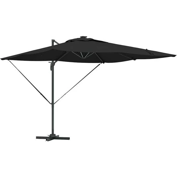 Cantilever Roma Parasol Zwart 286 x 284 x 270 cm Aluminium & Polyester