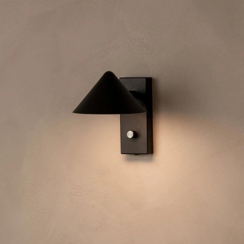 Watt & Veke Kuro wandlamp zwart, 16 cm, G9
