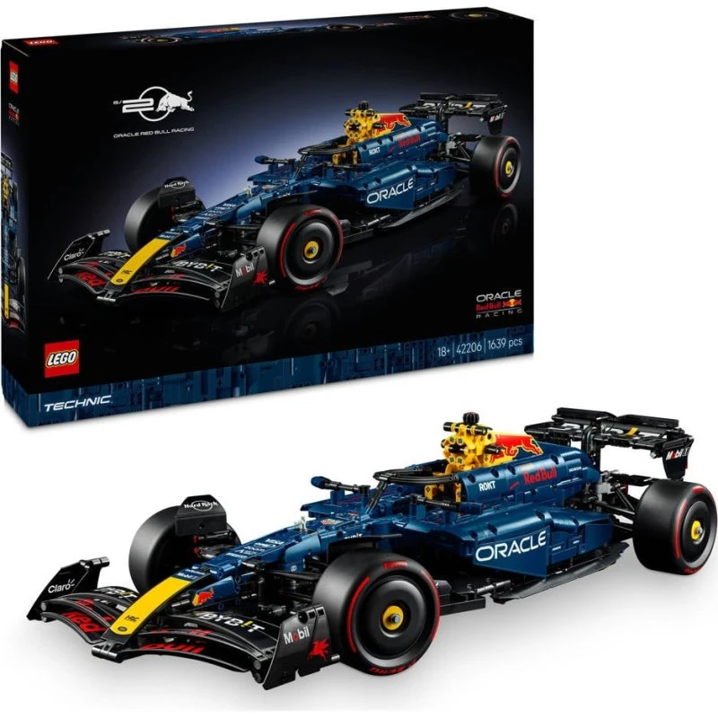 LEGO Technic 42206 Oracle Red Bull Racing RB20 F1 Auto (Rood)