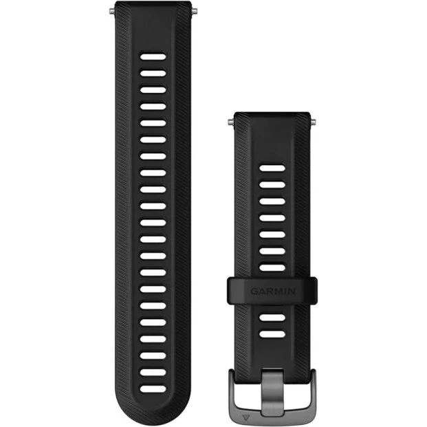 Garmin Forerunner 955 Horlogebandje 22mm Silicone Zwart
