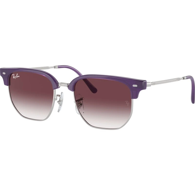 Ray-Ban New Clubmaster Kids RJ9116S Paars Grijze Zonnebril