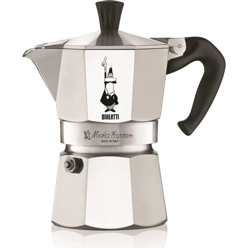Bialetti Moka Express 3 kopjes - Zilver