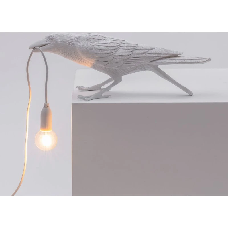 Seletti Bird Lamp Tafellamp Wit - Design Vogel