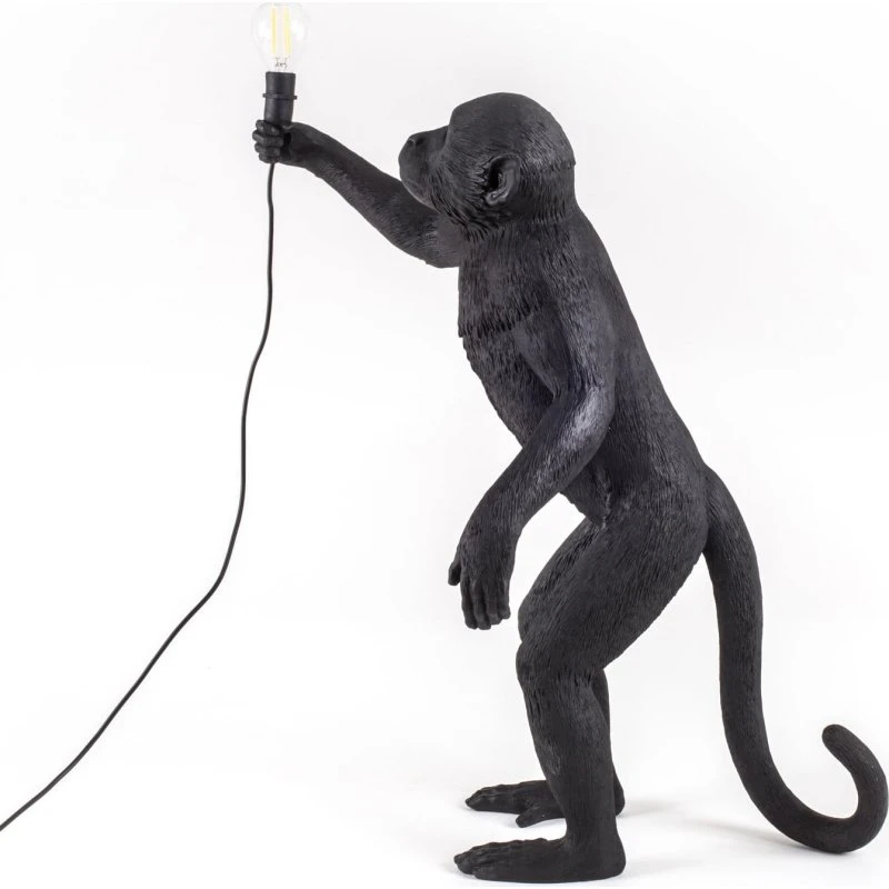Seletti Monkey Standing Buiten Tafellamp - Zwart