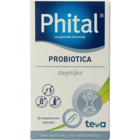 Phital Probiotica Daily 60 vegetarische capsules