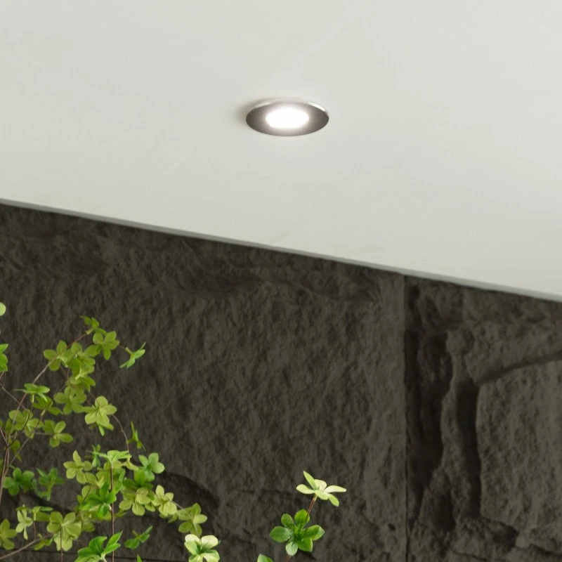 Arcchio Elmon LED inbouwlamp IP65 Chroom