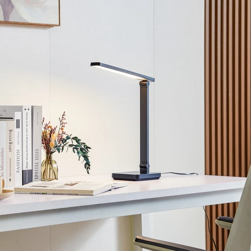 Lindby Rylas LED Bureaulamp - Zwart - Dimmbaar & CCT