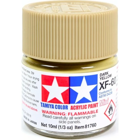 Tamiya XF-60 Mini Dark Yellow 10 ml