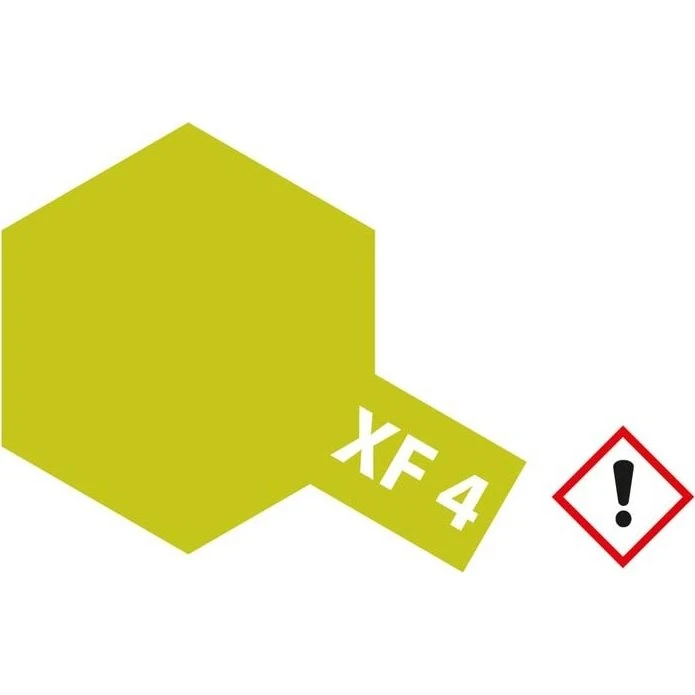Tamiya XF-4 Geel-Groen Mat 23ml Acrylverf