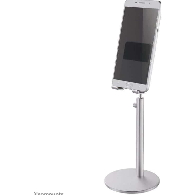 Neomounts DS10-200SL1 Telefoonstandaard - Hoogteverstelbaar - Zilver