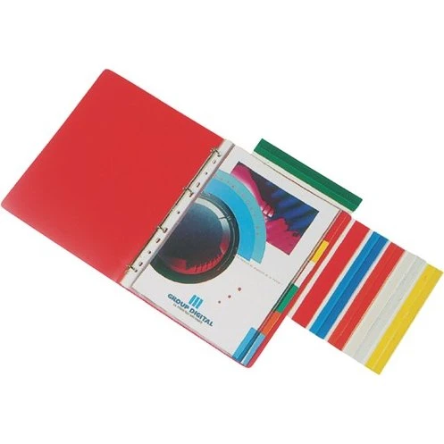 Esselte Indextabs 5x20cm zelfklevend wit 5 stuks