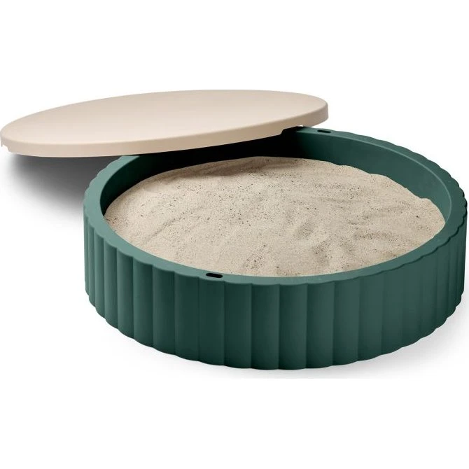Liewood Saul Zandbak 80 cm met Deksel - Green/Sandy