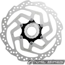 Shimano RT10 Remschijf 180mm Center Lock Zilver/Zwart