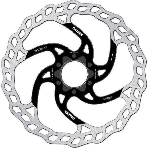 Galfer Wave Centerlock Remschijf 180 mm, 2.0mm